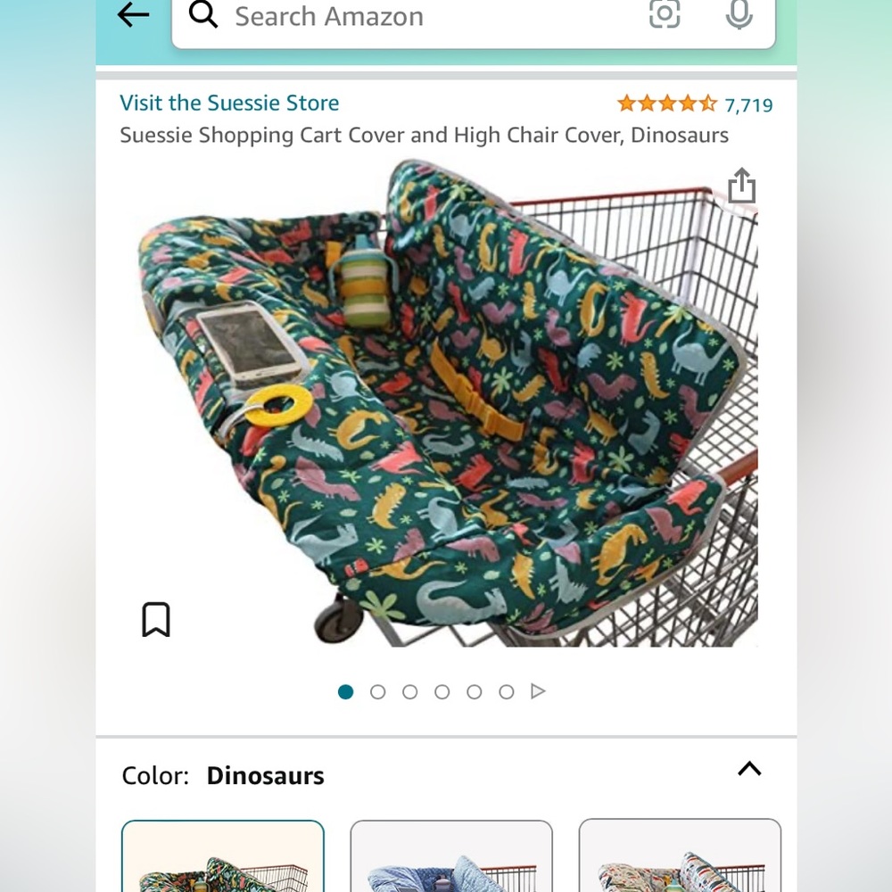 Shopping cart cover